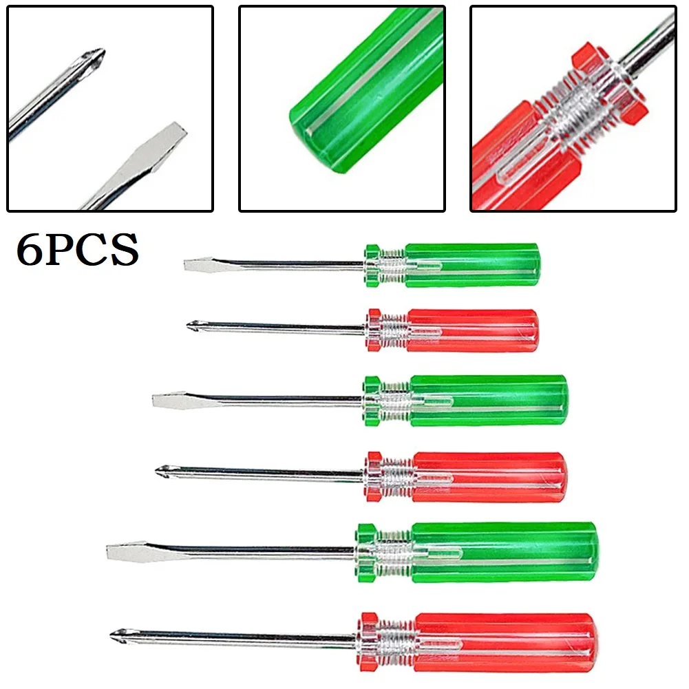 6PCS 3/5/6mm Head Diameter Slotted Cross Screwdrivers Remover Repair Hand Open Tool For Operating Small Screw Accessories
6PCS 3/5/6mm Head Diameter Slotted Cross Screwdrivers Remover Repair Hand Open Tool For Operating Small Screw Accessories