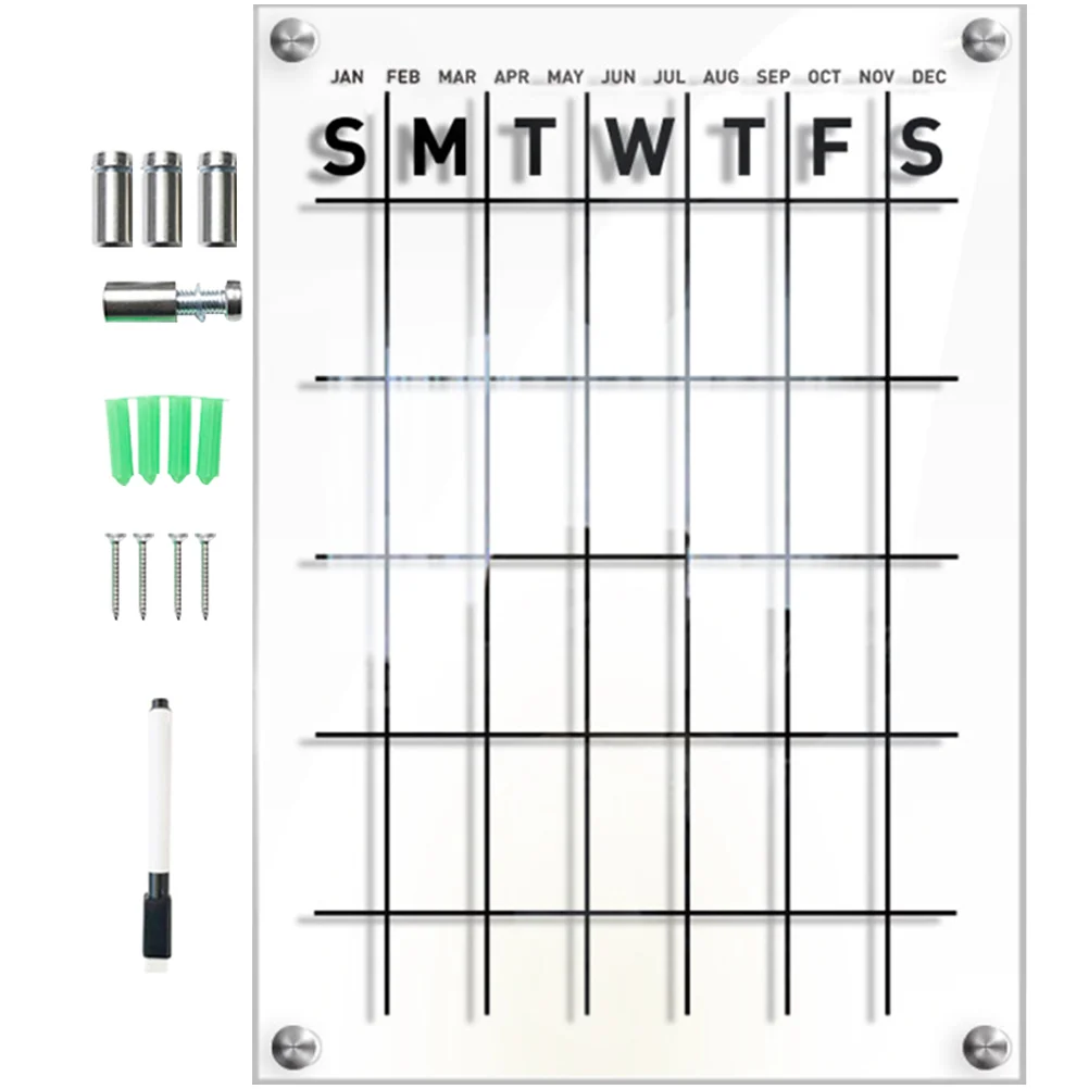 Board Calendar Acrylic Dry Erase Wall Planner Hanging Fridge Memo Weekly Erasable Message Sign White Resuable Clear Chore Chart
Board Calendar Acrylic Dry Erase Wall Planner Hanging Fridge Memo Weekly Erasable Message Sign White Resuable Clear Chore Chart