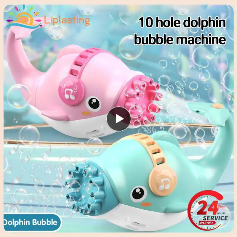 Kids Automatic Dolphin Bubble Gun Toys Summer Soap Water Bubble Machine Electric Bubble Machine For Children Gift Toys
Kids Automatic Dolphin Bubble Gun Toys Summer Soap Water Bubble Machine Electric Bubble Machine For Children Gift Toys