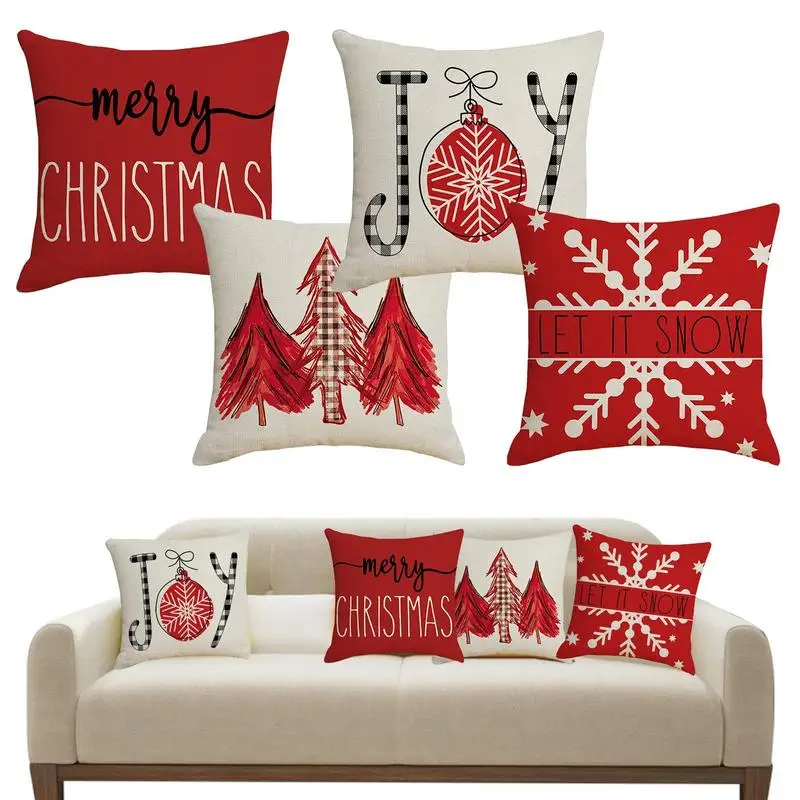 Christmas Pillow Covers Holiday Throw Pillow Cases Set Christmas Series Cushion Cover Case Pillow Square Pillowcase For Home
Christmas Pillow Covers Holiday Throw Pillow Cases Set Christmas Series Cushion Cover Case Pillow Square Pillowcase For Home