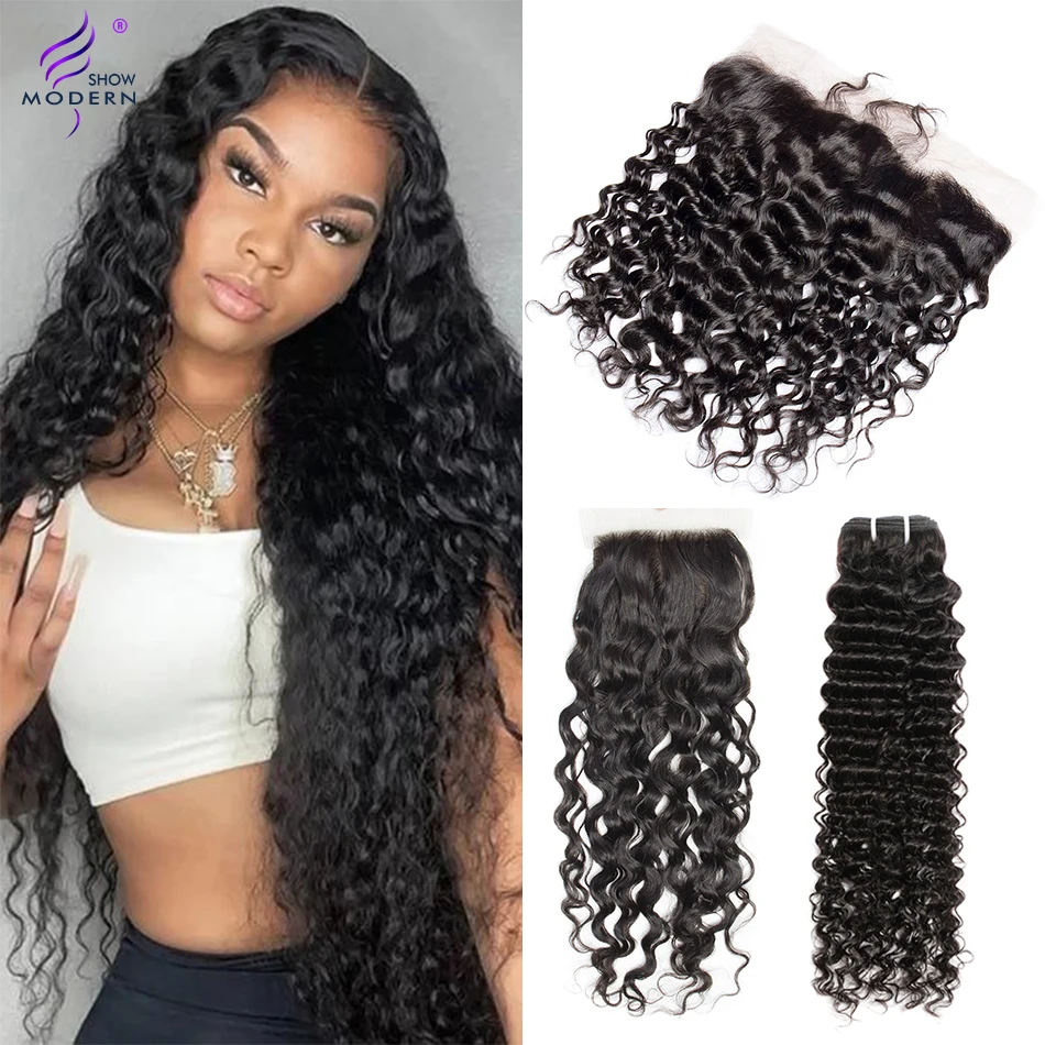 Пряди с волнистыми волнами 13x4 фронтальные 3/4 шт 28 30 дюймов Remy человеческие волосы в пучке с 4x4 кружевными закрытыми бразильскими волосами
Пряди с волнистыми волнами 13x4 фронтальные 3/4 шт 28 30 дюймов Remy человеческие волосы в пучке с 4x4 кружевными закрытыми бразильскими волосами