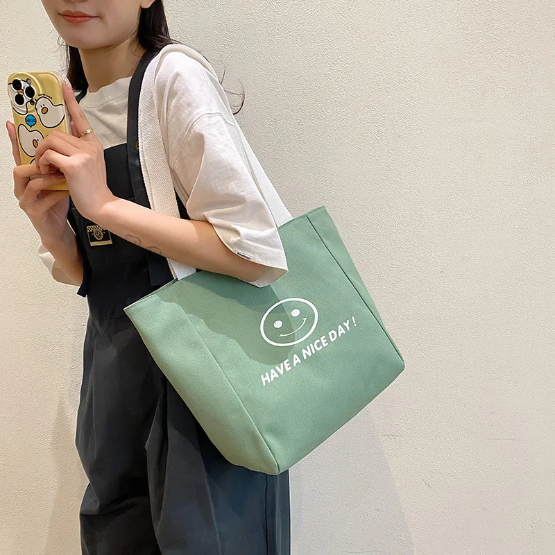 Letter Canvas Tote Bag for Women Large Capacity Shoulder Bag Fashion Vintage Shopper Eco Bag Korean Messenger Bag Ladies Handbag
Letter Canvas Tote Bag for Women Large Capacity Shoulder Bag Fashion Vintage Shopper Eco Bag Korean Messenger Bag Ladies Handbag