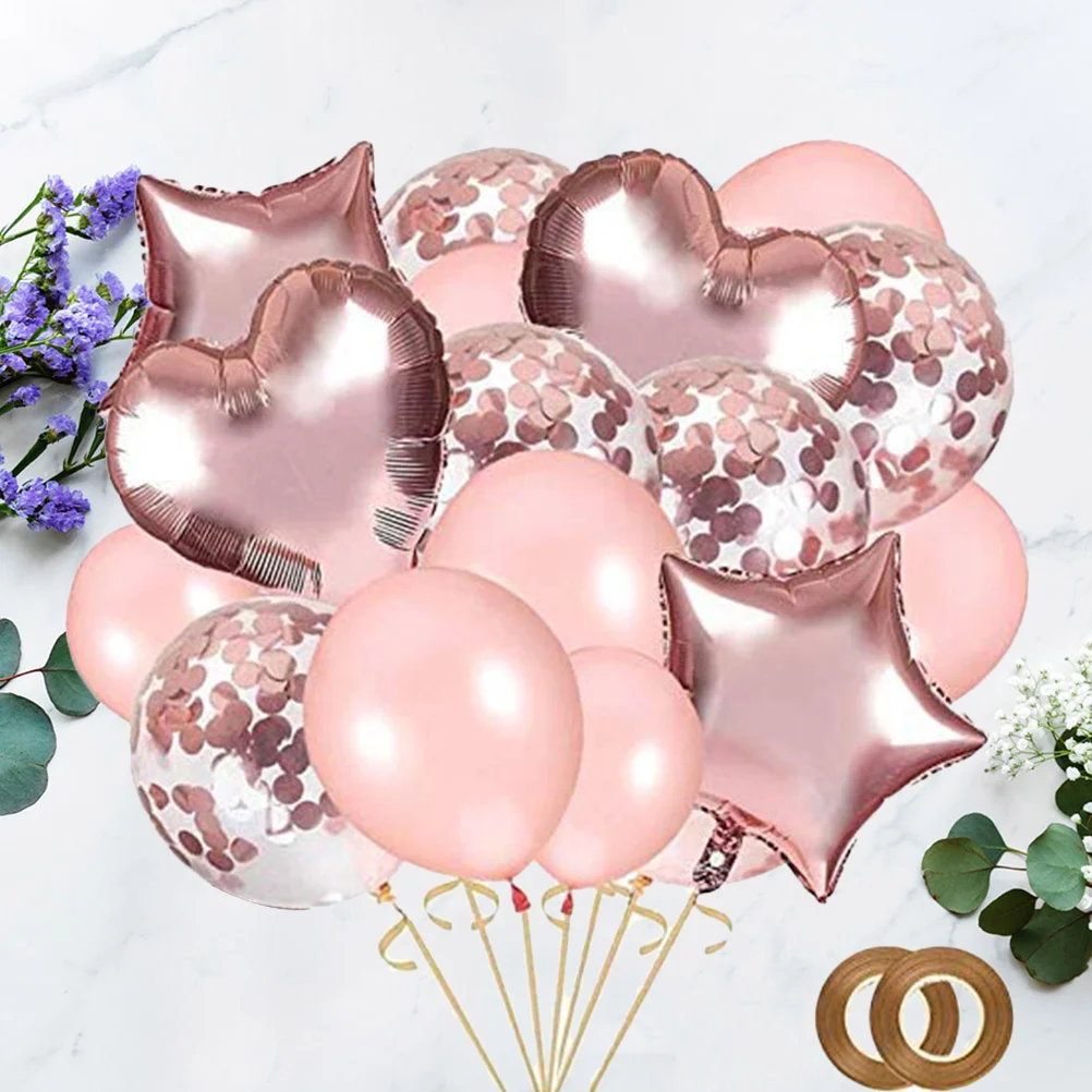1 Set Aluminum Balloon Kit Holiday Party Decorations Love Heart Balloons Kit Rose Gold Color Balloons for Proposal Birthday
1 Set Aluminum Balloon Kit Holiday Party Decorations Love Heart Balloons Kit Rose Gold Color Balloons for Proposal Birthday