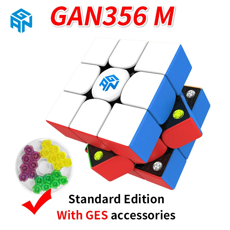 NEW GAN356M 3x3x3 Stickerless Magic Cube Magnetic Gan 356 M GES Puzzle Speed Cube For WCA Professional CuboMagico Gan 356M Toys
NEW GAN356M 3x3x3 Stickerless Magic Cube Magnetic Gan 356 M GES Puzzle Speed Cube For WCA Professional CuboMagico Gan 356M Toys
