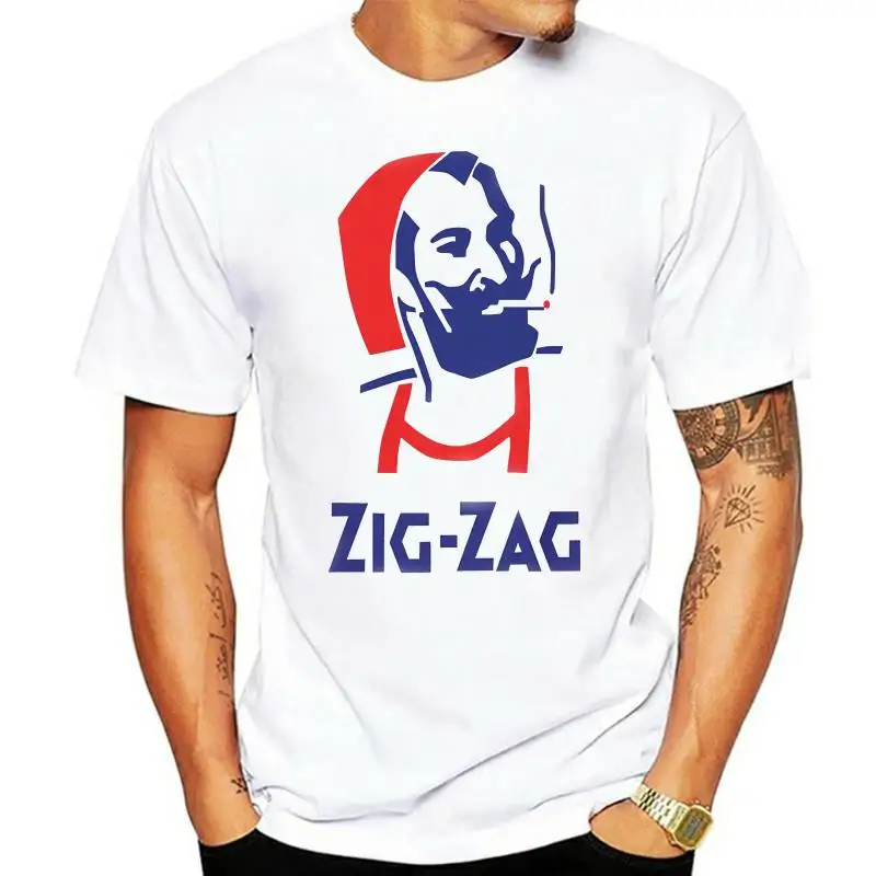 

Zig Zag Man T-shirt , S - 3xl , Weed Stoner Rolling Papers Hippie College Humor Hemp 2022 New Summer Men Hot Sale Fashion