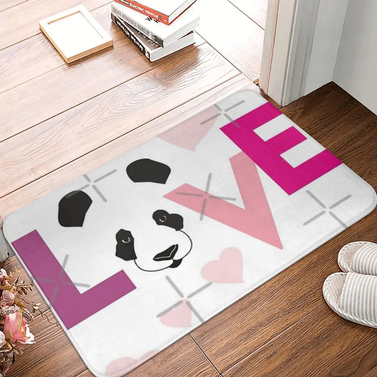 

Коврик «панда влюбленная» 40x60 см, Полиэстеровые напольные коврики, милый стиль, ванная комната, домашний декор