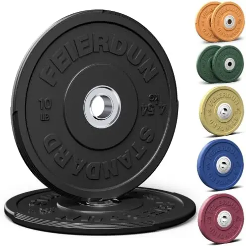 Color Bumper Plate Weight Plate for Strength Training - 100% Virgin Rubber Workout equipment Dumbbell Stretching equipment Peri
Color Bumper Plate Weight Plate for Strength Training - 100% Virgin Rubber Workout equipment Dumbbell Stretching equipment Peri