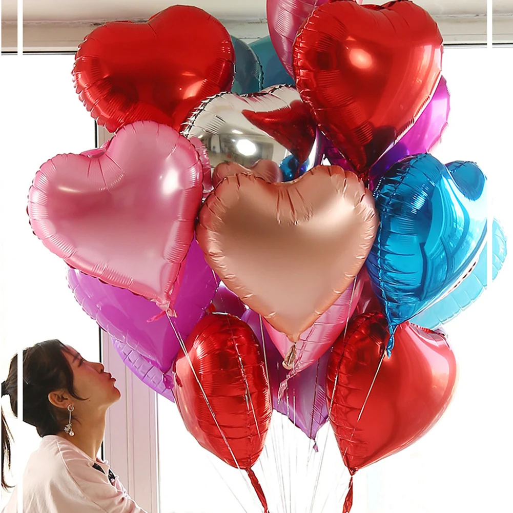 Gold Silver Red Heart Love Balloon Pure Color Foil Helium Baloon For Wedding Birthday Party Valentines Day Decoration Supplies
Gold Silver Red Heart Love Balloon Pure Color Foil Helium Baloon For Wedding Birthday Party Valentines Day Decoration Supplies