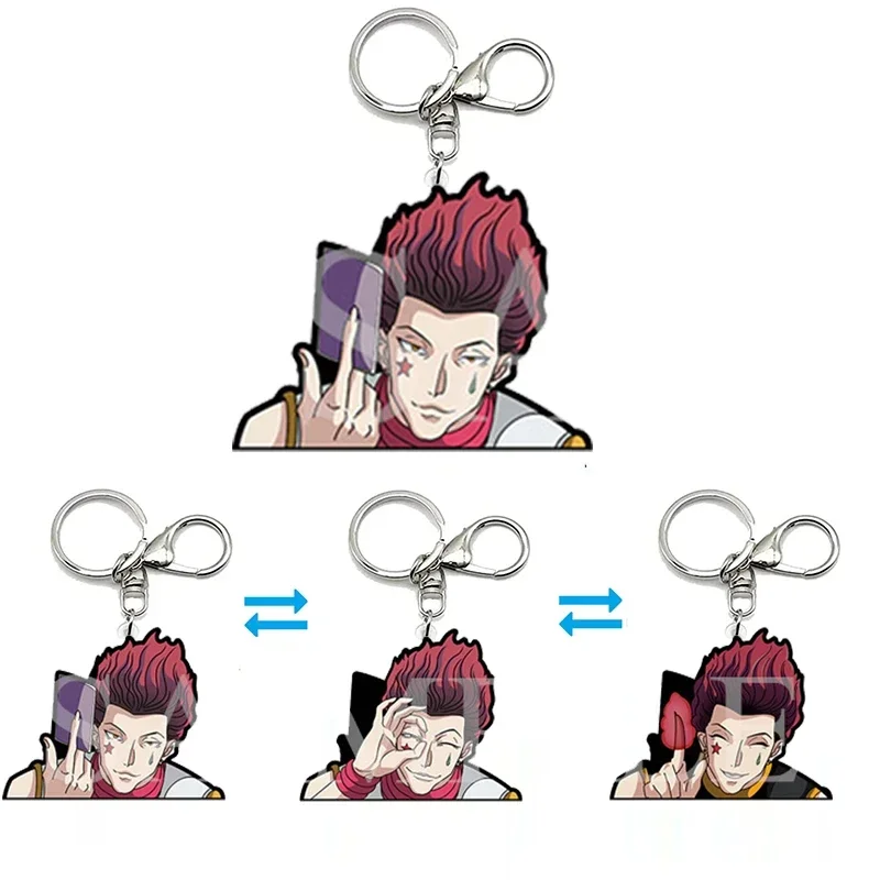 Anime Hunter X Hunter Hisoka Acrylic Motion Key Chains Creative Bag Pendant Car Keyring Anime Peripheral Birthday Gift
Anime Hunter X Hunter Hisoka Acrylic Motion Key Chains Creative Bag Pendant Car Keyring Anime Peripheral Birthday Gift