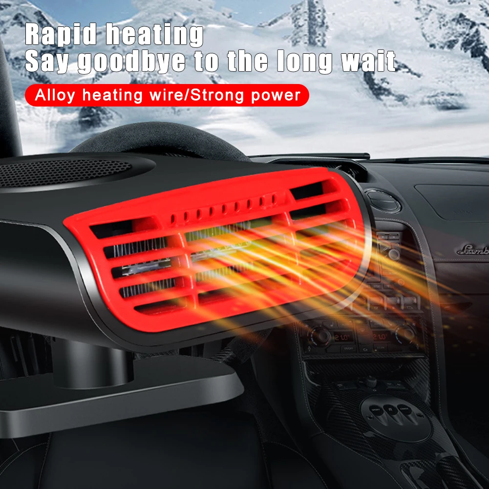 Portable Car Heater Electric Cooling Heating Fan Windshield Fast Dryer Demisting Defroster Defogging for 12V 150W Car Accessorie
Portable Car Heater Electric Cooling Heating Fan Windshield Fast Dryer Demisting Defroster Defogging for 12V 150W Car Accessorie