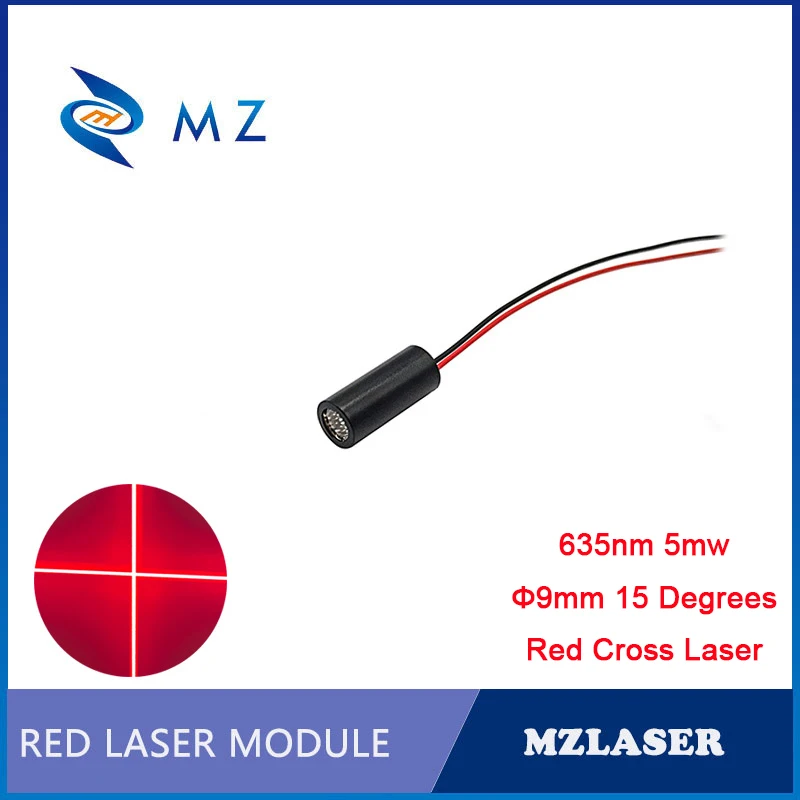 9mm Red Cross Laser Module 635nm 5mw 15 Degrees PMMA Lens APC Drive Industrial Grade
9mm Red Cross Laser Module 635nm 5mw 15 Degrees PMMA Lens APC Drive Industrial Grade