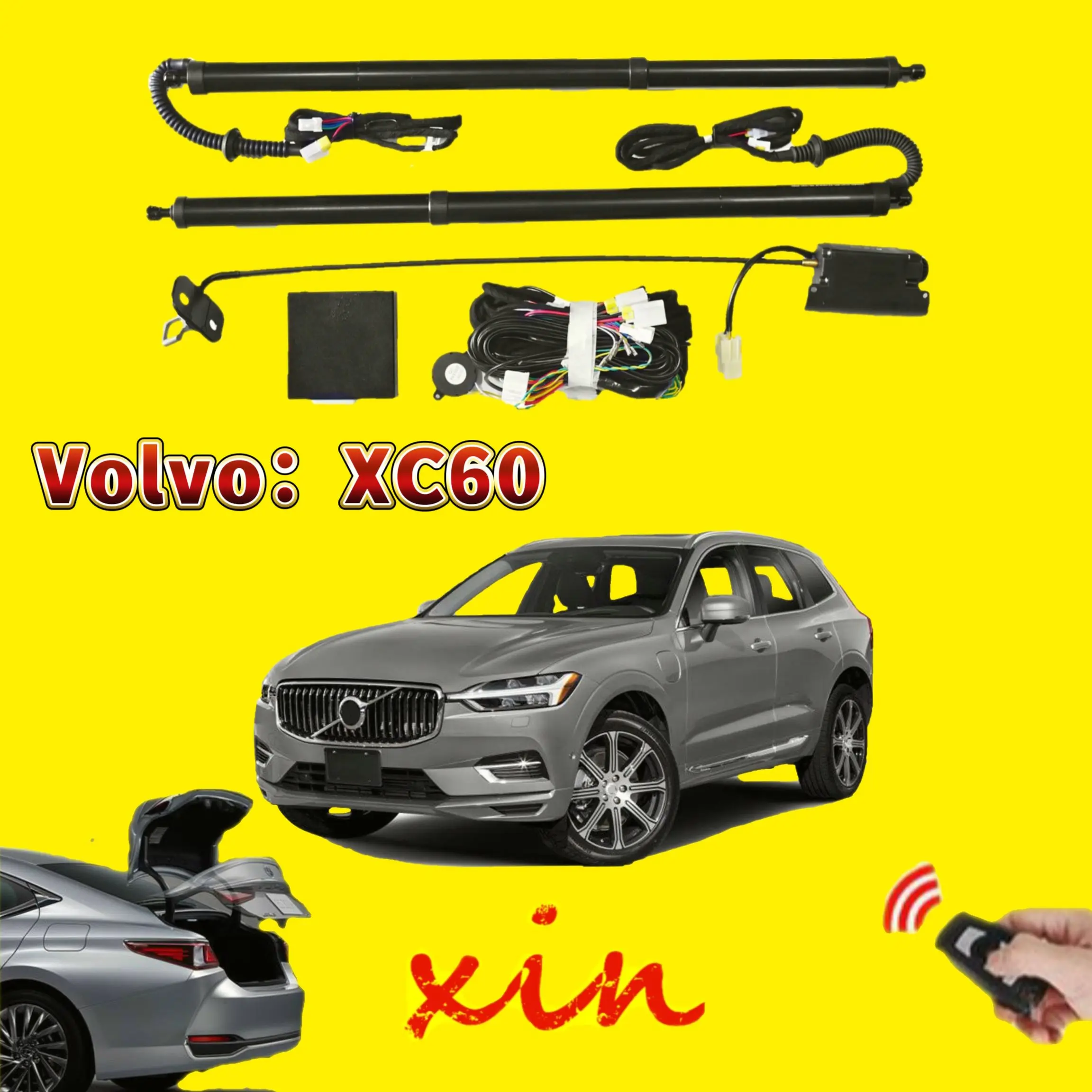 Электрическая задняя дверь для Volvo XC60, автоматическое управление приводом багажника, открывающийся автомобильный подъемник, комплект питания для задней двери
Электрическая задняя дверь для Volvo XC60, автоматическое управление приводом багажника, открывающийся автомобильный подъемник, комплект питания для задней двери
