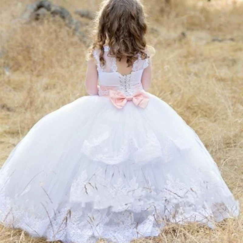 Pageant Cute Flower Girl Dresses for Wedding Lace Princess Formal Dresses for Little Girls Holy Vestidos De Primera Comunion
Pageant Cute Flower Girl Dresses for Wedding Lace Princess Formal Dresses for Little Girls Holy Vestidos De Primera Comunion