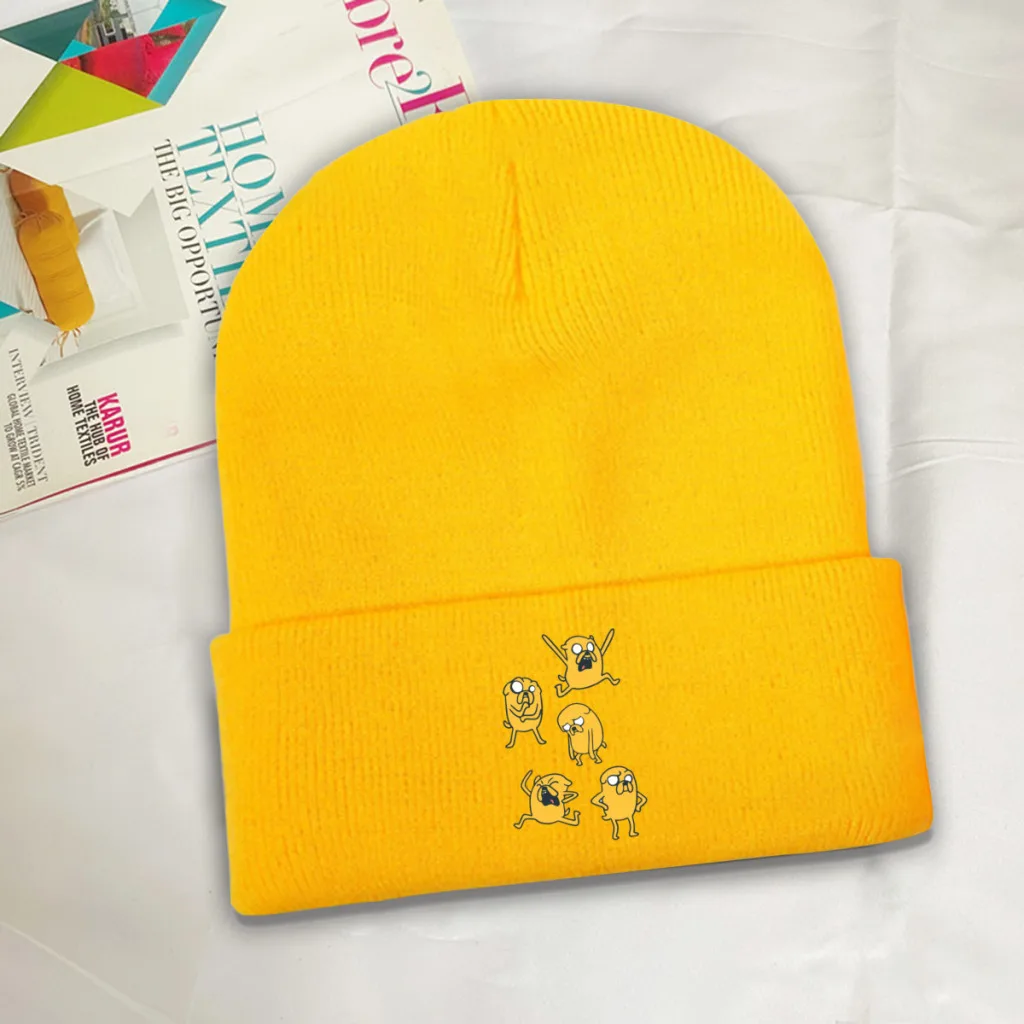 Jake Pattern Skullies Beanie Knitted Bonnet Wen Women Warm Caps Outdoor Hip Hop Brimless Elastic Hats
Jake Pattern Skullies Beanie Knitted Bonnet Wen Women Warm Caps Outdoor Hip Hop Brimless Elastic Hats