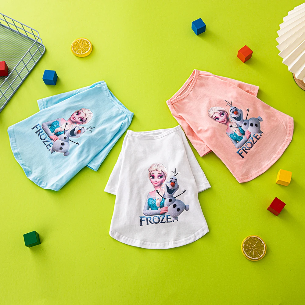 Frozen Anna Princess Dog Clothes Disney Summer Cotton Pet T-Shirt Small and Medium Dog Clothes Outdoor Comfortable
Frozen Anna Princess Dog Clothes Disney Summer Cotton Pet T-Shirt Small and Medium Dog Clothes Outdoor Comfortable