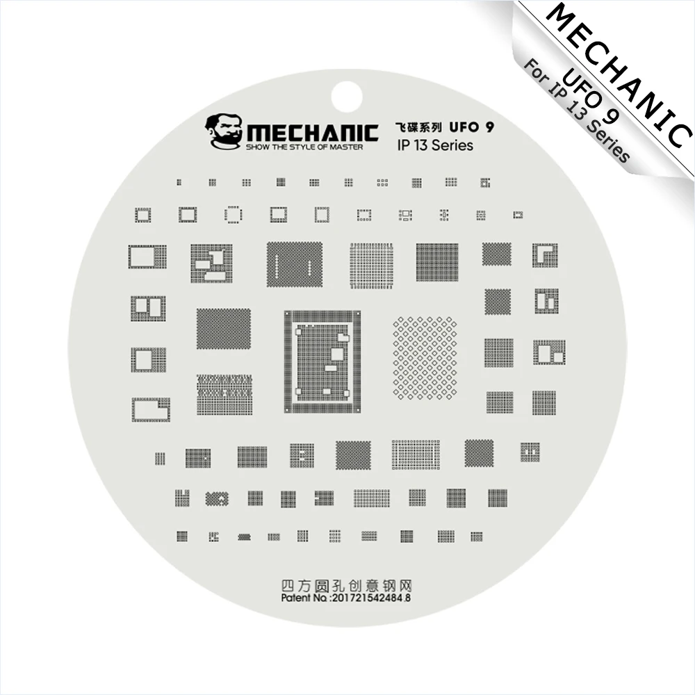 Оловянная посадочная сеть MECHANIC UFO Series IC ремонт для iP 6 6P 6S 6SP 7 7P 8 X XS Max XR 11 12 13 13 mini 13 Pro 13Pro Max
Оловянная посадочная сеть MECHANIC UFO Series IC ремонт для iP 6 6P 6S 6SP 7 7P 8 X XS Max XR 11 12 13 13 mini 13 Pro 13Pro Max
