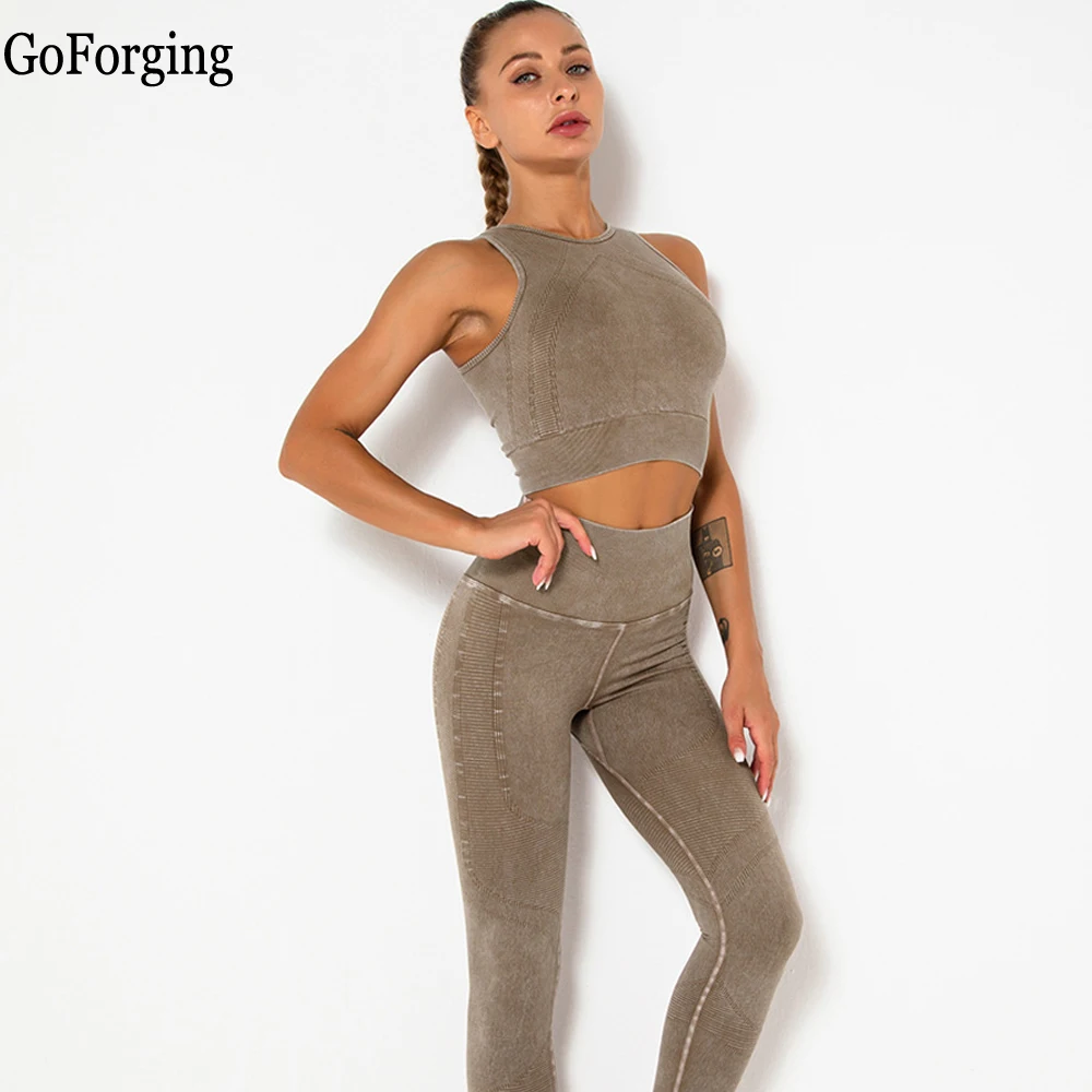 Sport Sets Women Seamless Yoga Set Workout Clothes For Women Gym Clothing Sleeveless Sports Vest Fitness Gym Leggings Outfits
Sport Sets Women Seamless Yoga Set Workout Clothes For Women Gym Clothing Sleeveless Sports Vest Fitness Gym Leggings Outfits