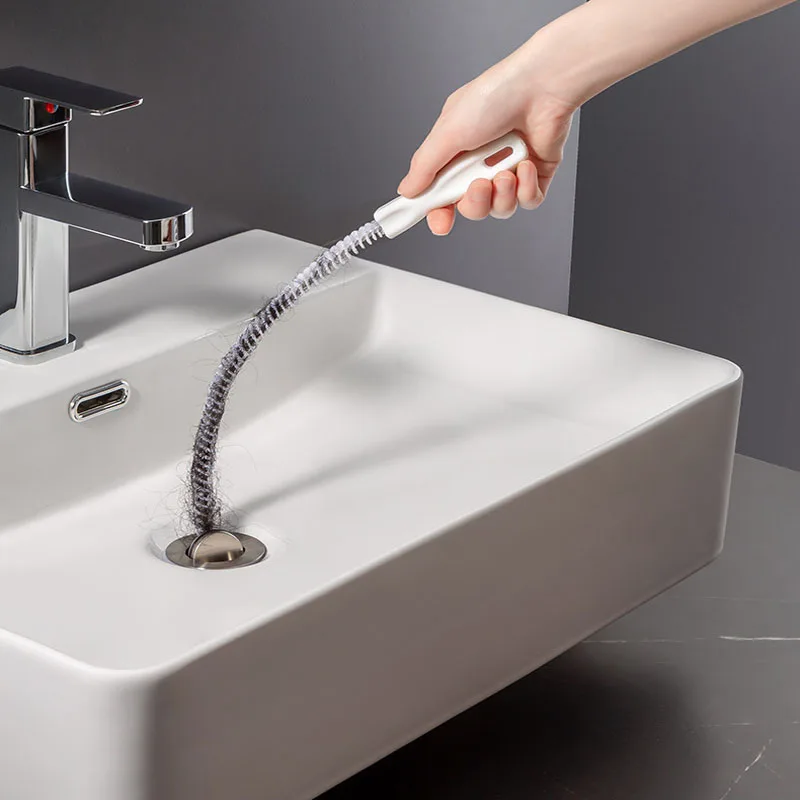 45cm Pipe Dredging Brush Bathroom Hair Sewer Sink Cleaning Brush Drain Cleaner Flexible Cleaner Clog Plug Hole Remover Tool
45cm Pipe Dredging Brush Bathroom Hair Sewer Sink Cleaning Brush Drain Cleaner Flexible Cleaner Clog Plug Hole Remover Tool