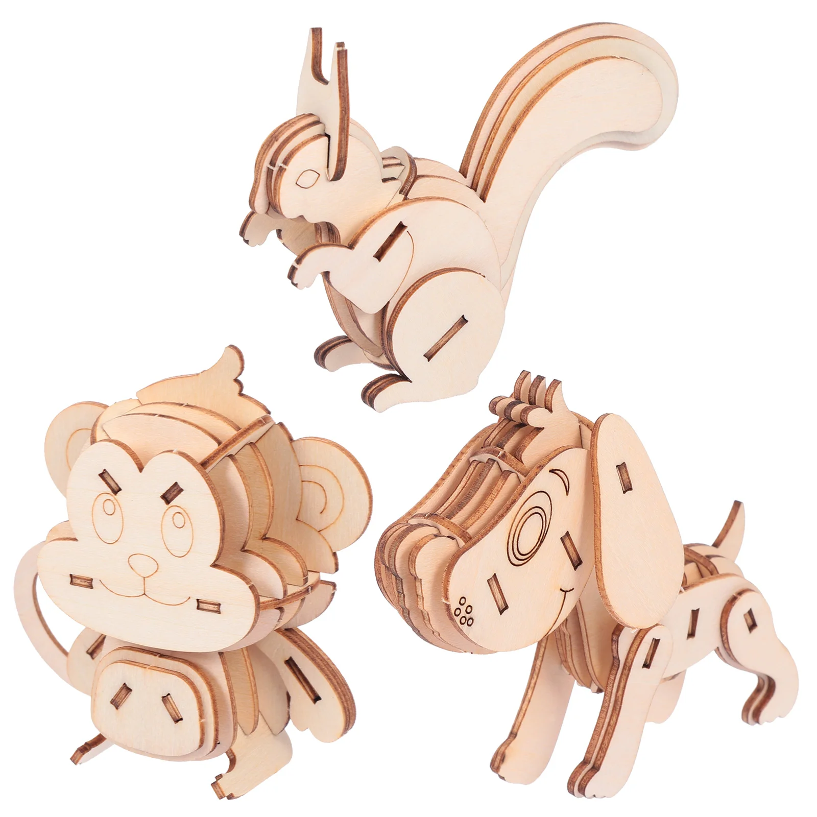3 Pcs Animal Puzzle Simulation Puzzles Childrens Toys Model Wood Wooden Crafts 3D Toddler
3 Pcs Animal Puzzle Simulation Puzzles Childrens Toys Model Wood Wooden Crafts 3D Toddler