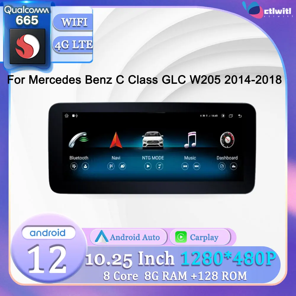10.25' Android Head Unit For Mercedes Benz C Class W205 2014-2018 Screen Video Player Stereo Radio Navigation GPS Multimedia
10.25' Android Head Unit For Mercedes Benz C Class W205 2014-2018 Screen Video Player Stereo Radio Navigation GPS Multimedia