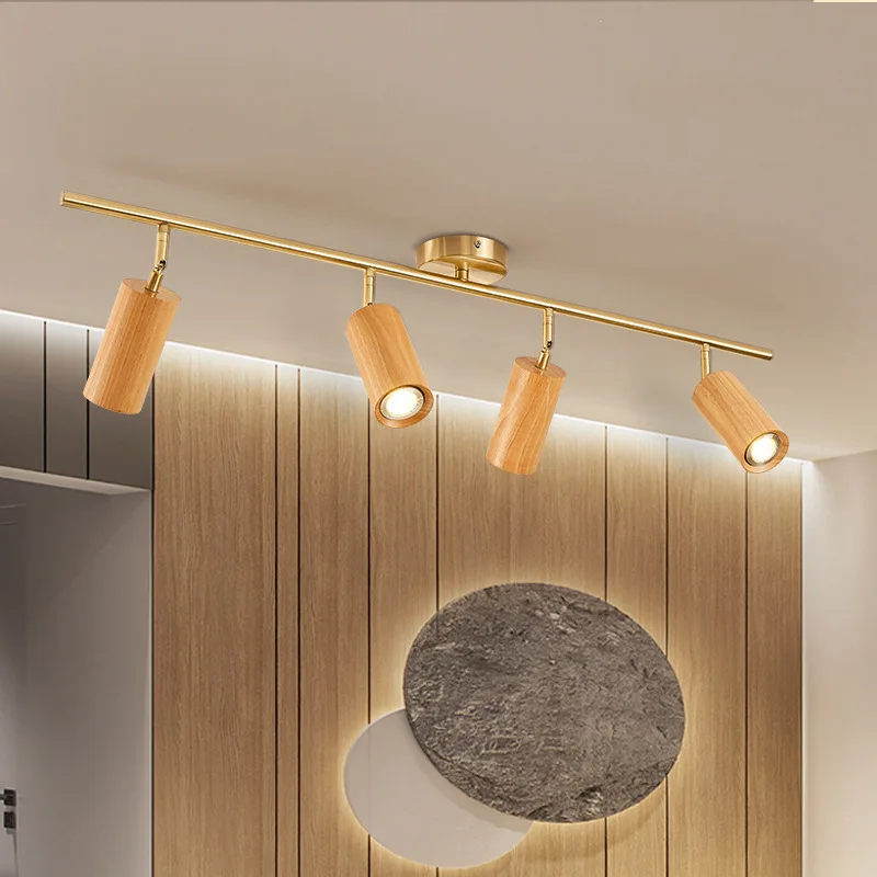 Modern Corridor Ceiling Spotlight Wood Led Ceiling Lamp Multi Head Long Pole Spot Light Living Room Dining Room Decor Lighting
Modern Corridor Ceiling Spotlight Wood Led Ceiling Lamp Multi Head Long Pole Spot Light Living Room Dining Room Decor Lighting