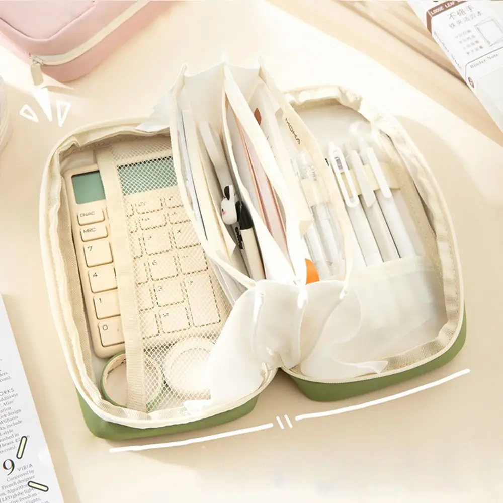 Cosmetic Pouch Stationery Bag Simple Pencil Holder Desktop Organizer Pencil Bag Large Capacity Storage Bag School
Cosmetic Pouch Stationery Bag Simple Pencil Holder Desktop Organizer Pencil Bag Large Capacity Storage Bag School