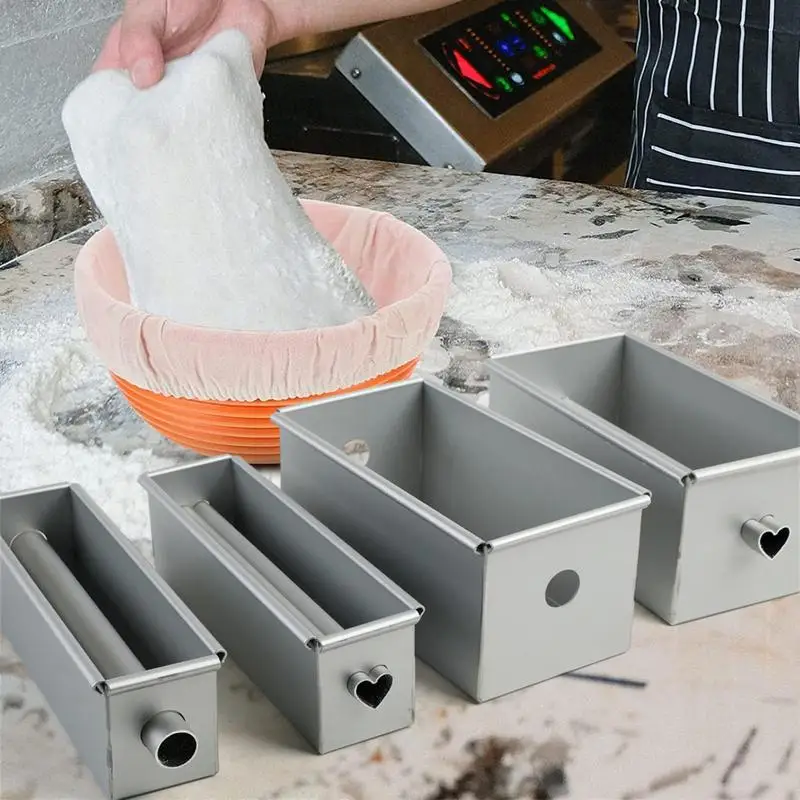 Non-stick Toast Boxes Alloy For Heat Mold Bread Cheesecake Baking Pans Resistant Pan Sandwich Loaf Aluminum Toast Box Cake
Non-stick Toast Boxes Alloy For Heat Mold Bread Cheesecake Baking Pans Resistant Pan Sandwich Loaf Aluminum Toast Box Cake