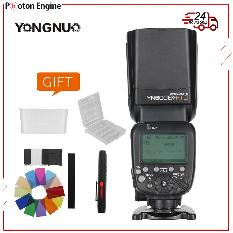 Беспроводная вспышка YONGNUO YN600EX-RT II 2 4G HSS 1/8000s Master Flash Speedlite для камеры Canon 600EX-RT YN600EX RT +