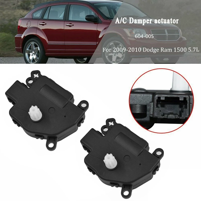 Car HVAC Heater A/C Air Blend Door Actuator For Dodge Ram 1500 5.7L V8 2009-2011 68089742AA 68448026AA 2Pcs
Car HVAC Heater A/C Air Blend Door Actuator For Dodge Ram 1500 5.7L V8 2009-2011 68089742AA 68448026AA 2Pcs