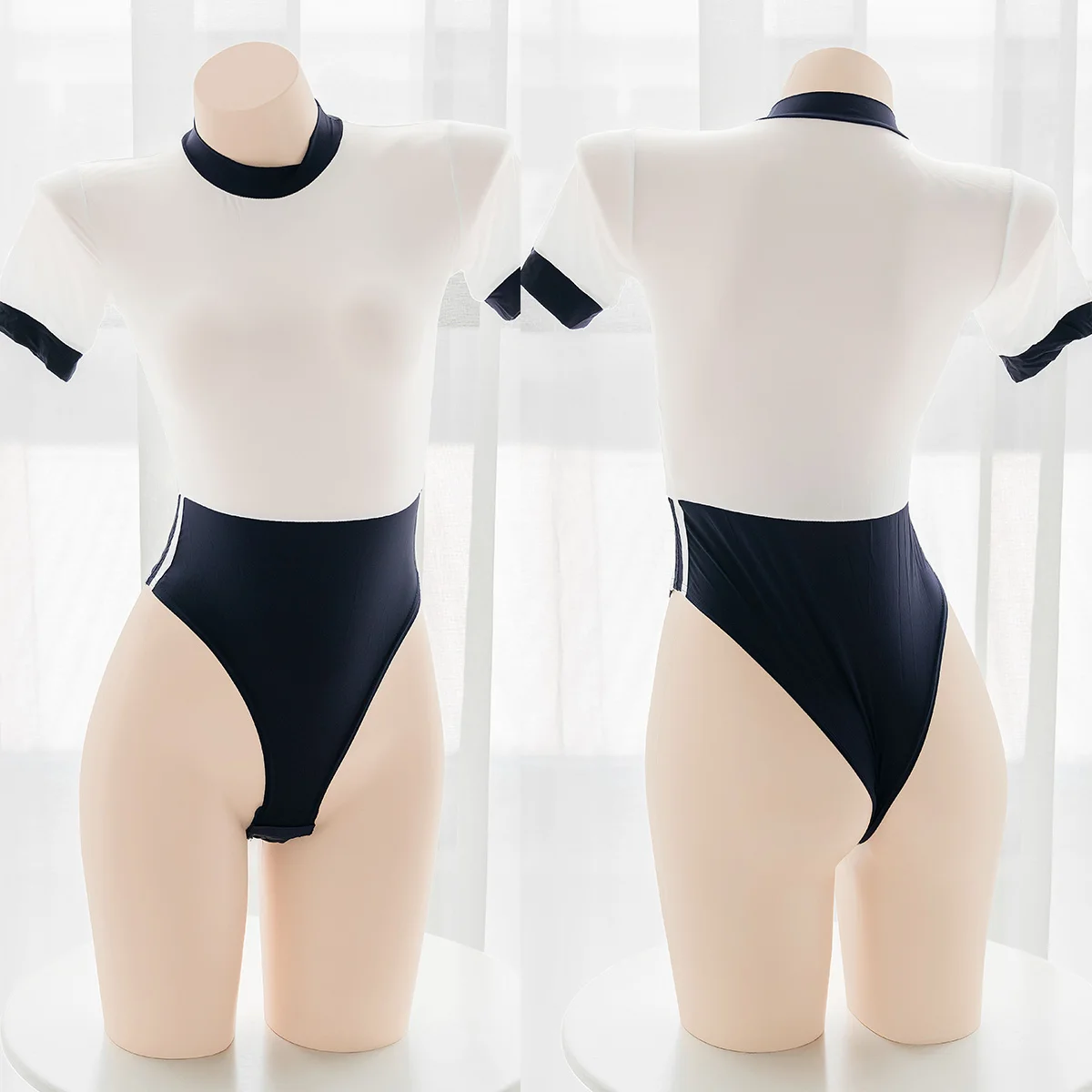 Прозрачный спортивный костюм Pure Desire, боди, милое нижнее белье с высоким коротким рукавом и вилкой, комплект нижнего белья, школьная Пижама с ...
Прозрачный спортивный костюм Pure Desire, боди, милое нижнее белье с высоким коротким рукавом и вилкой, комплект нижнего белья, школьная Пижама с ...