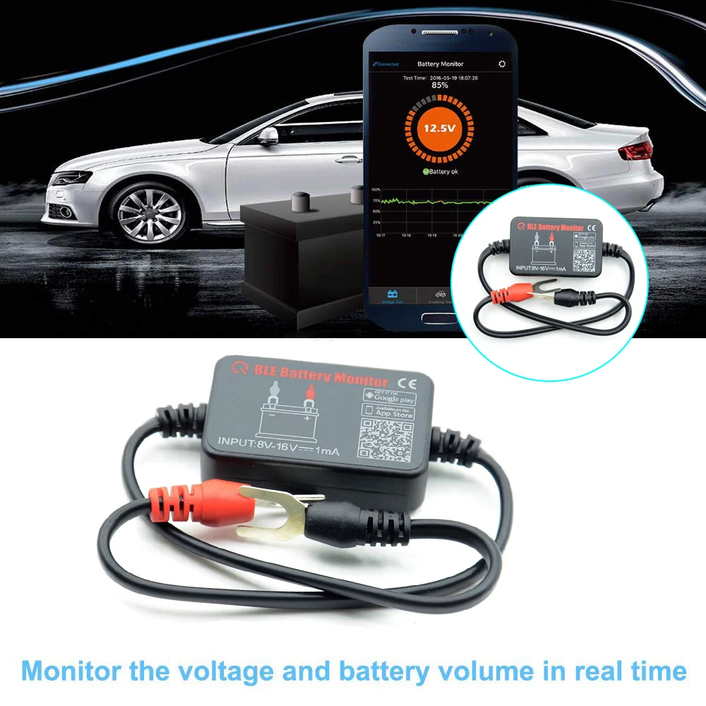 BM2 Battery Monitor Bluetooth 4.0 12v Car Battery Tester Real Time Short-circuit Protection Car Battery Tester For Android IOS
BM2 Battery Monitor Bluetooth 4.0 12v Car Battery Tester Real Time Short-circuit Protection Car Battery Tester For Android IOS