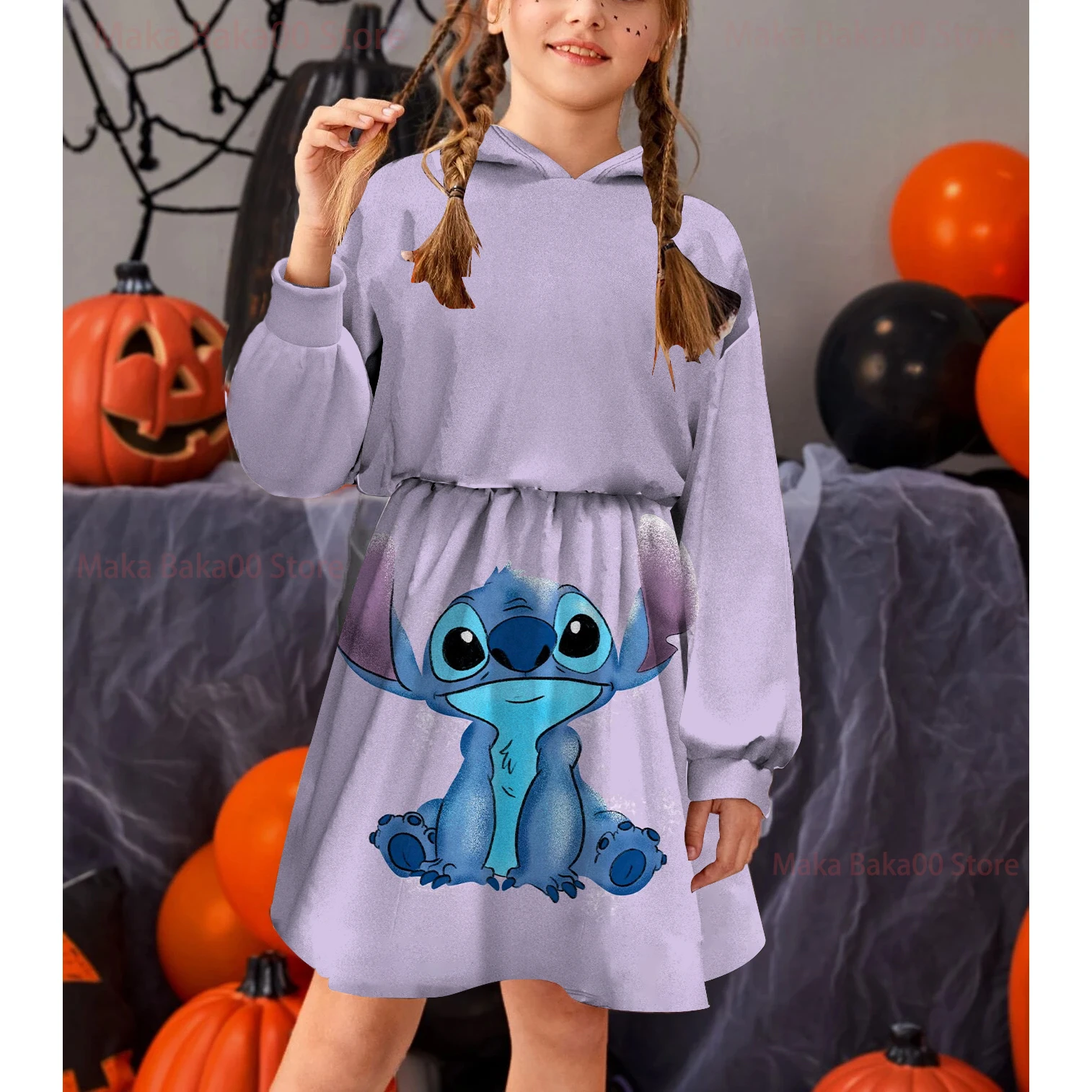Disney Stitch Autumn and Winter New Children's Clothing Sports Hoodie Dress Printing Long Sleeve Casual Cartoon Girls Clothing
Disney Stitch Autumn and Winter New Children's Clothing Sports Hoodie Dress Printing Long Sleeve Casual Cartoon Girls Clothing