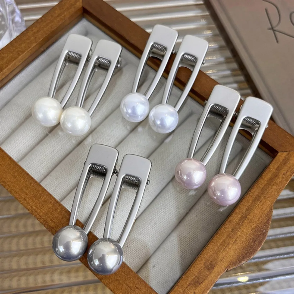 Fashion Metal Pearl Hair Clip Temperament Duckbill Clip Hair Styling Tools Women Girls Hair Accessories
Fashion Metal Pearl Hair Clip Temperament Duckbill Clip Hair Styling Tools Women Girls Hair Accessories
