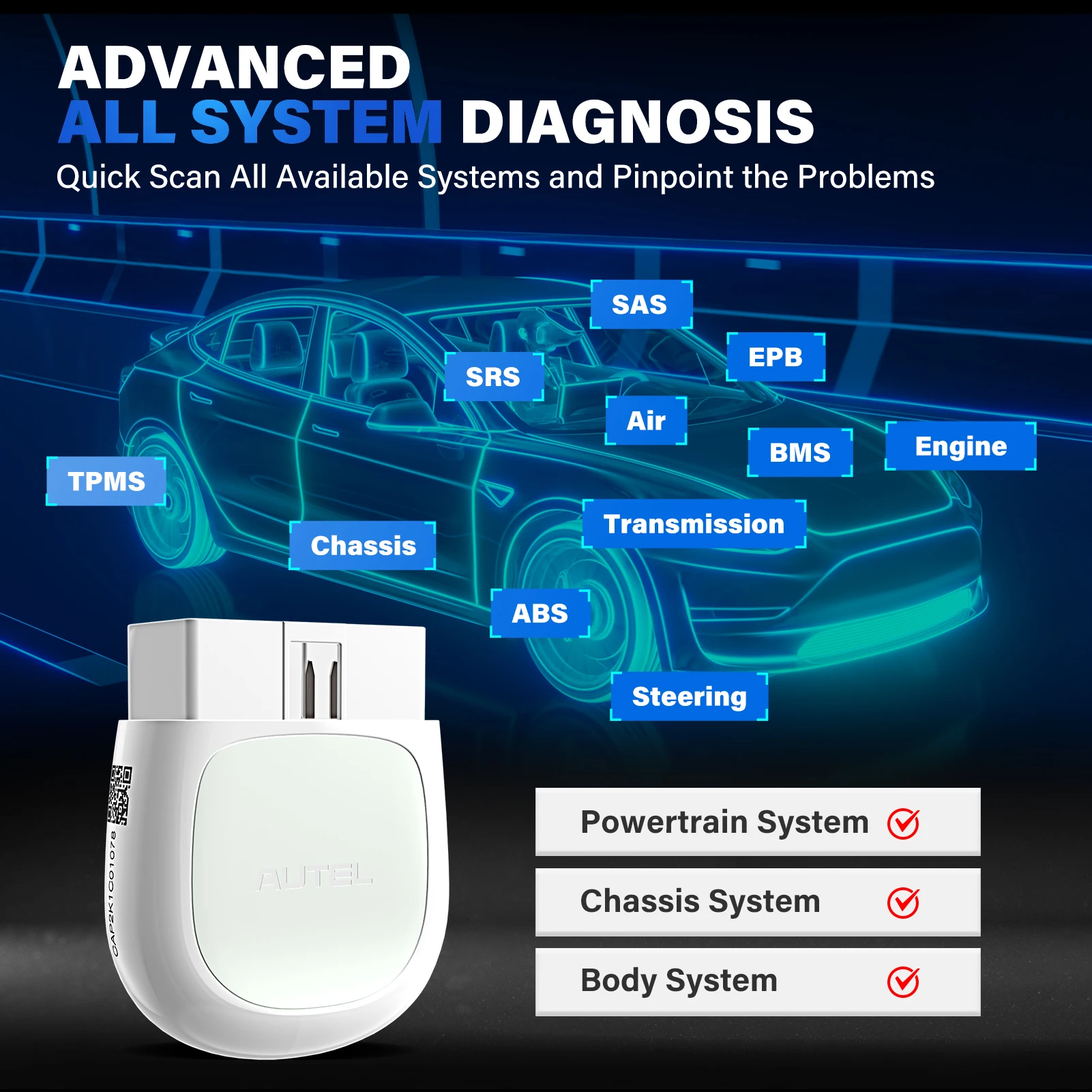 Autel AP200 Bluetooth OBD2 сканер Automotivo OBD 2 TPMS считыватель кодов автомобиля диагностический
