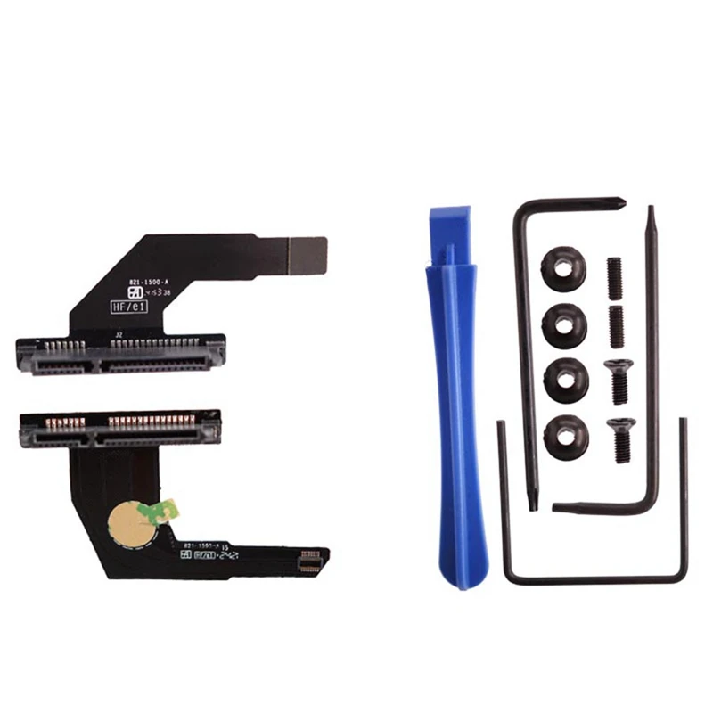 

New Lower/Upper Hard Drive 2Nd Flex Cable Kit for Mac Mini Server A1347 HDD Cable 821-1500-A 821-1501-A 821-1347-A 922