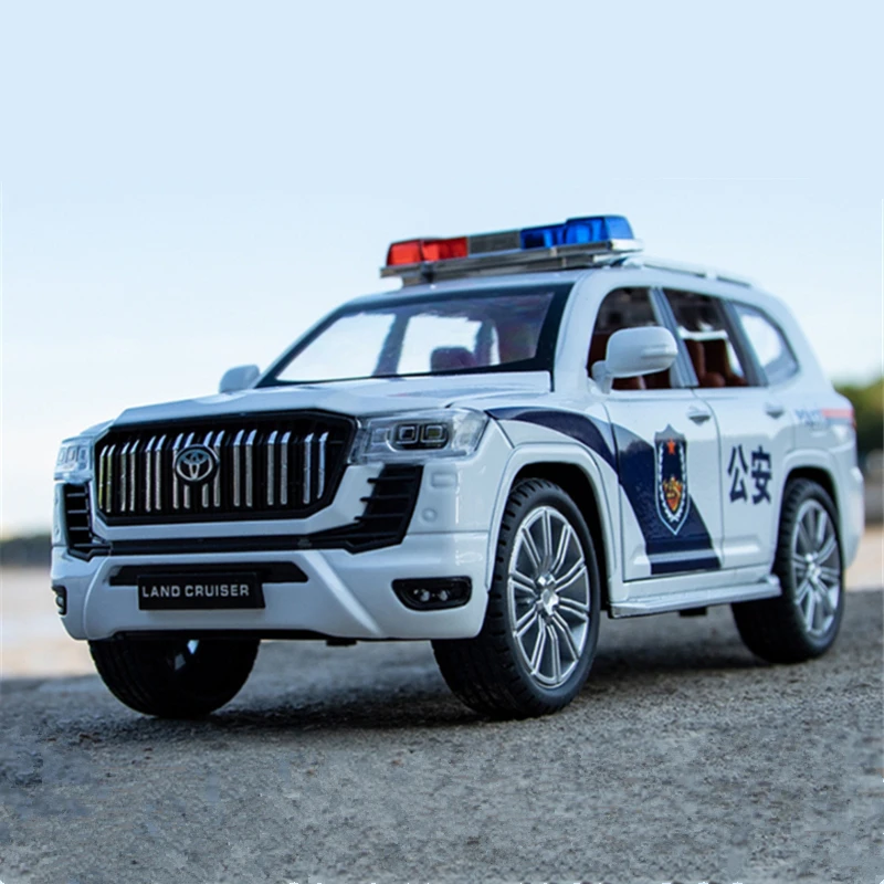 1:24 TOYOTA Prado LC300 SUV Alloy Police Car Model Diecast Metal Toy Off-road Vehicles Car Model Sound and Light Childrens Gifts
1:24 TOYOTA Prado LC300 SUV Alloy Police Car Model Diecast Metal Toy Off-road Vehicles Car Model Sound and Light Childrens Gifts