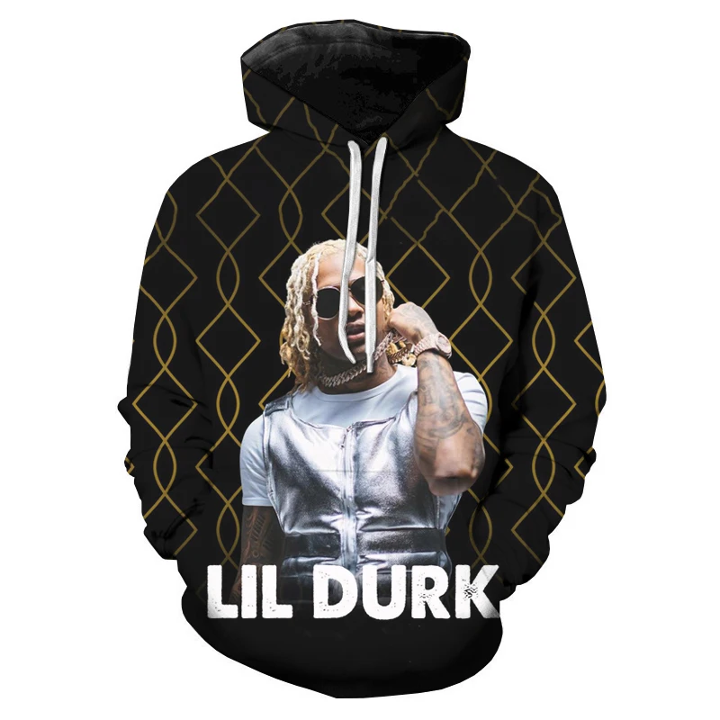 News Rapper Lil Durk 3D Printed Hooded Sweatshirts Men Women Hip Hop Fashion Casual Street Pullover Harajuku Leisure Hoodies
News Rapper Lil Durk 3D Printed Hooded Sweatshirts Men Women Hip Hop Fashion Casual Street Pullover Harajuku Leisure Hoodies