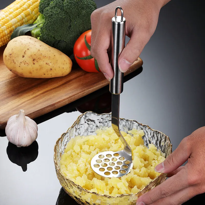 Stainless Steel Potato Wave Round Hole Grid Sweet Potato Purple Potato Pumpkin Mud Press Home Kitchen Tool
Stainless Steel Potato Wave Round Hole Grid Sweet Potato Purple Potato Pumpkin Mud Press Home Kitchen Tool