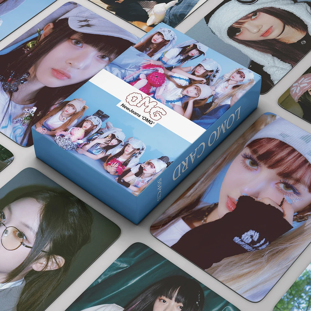 

55pcs/set Kpop Newjeans New Album OMG Lomo Cards New Jeans 2023 SEASON’S GREETINGS Photos Cards Set Kpop Fans Gifts