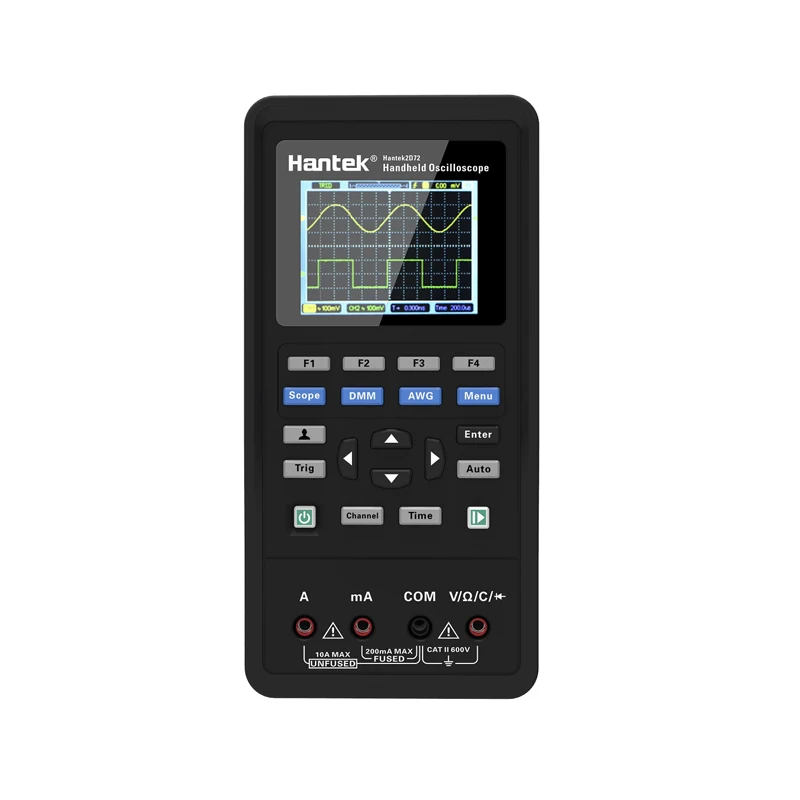 Hantek2D42 40MHz DMM AWG 3 In 1 Arbitrary Waveform Generator Multimeter Portable Hantek Digital 2 Channel Oscilloscope
Hantek2D42 40MHz DMM AWG 3 In 1 Arbitrary Waveform Generator Multimeter Portable Hantek Digital 2 Channel Oscilloscope