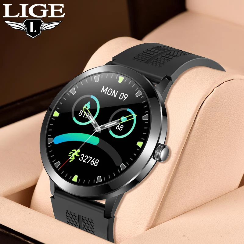 LIGE Smart Watch Men Full Touch Heart Rate Blood Pressure Sleep Monitor Waterproof Sports Watches Women for Android IOS Reloj
LIGE Smart Watch Men Full Touch Heart Rate Blood Pressure Sleep Monitor Waterproof Sports Watches Women for Android IOS Reloj
