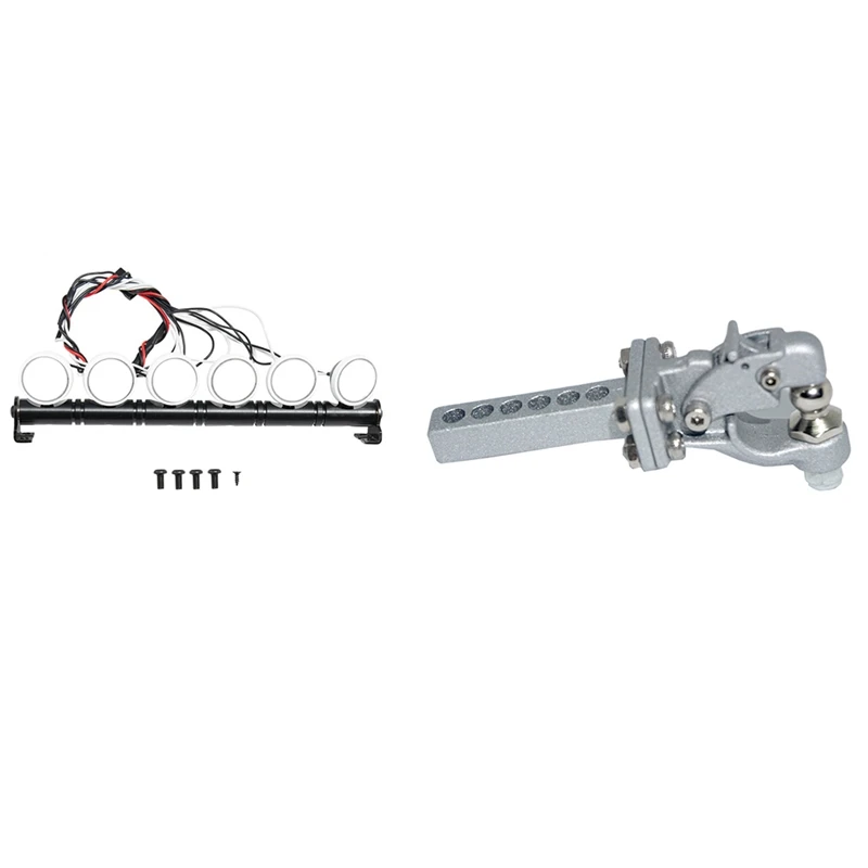 Металлическая сцепка, крюк прицепа для 1:10 Scx10 90046 90047 Traxxas Trx4 Rc Crawler Car (серебристый) и металлическая крыша светильник Светодиодная Световая ба...
Металлическая сцепка, крюк прицепа для 1:10 Scx10 90046 90047 Traxxas Trx4 Rc Crawler Car (серебристый) и металлическая крыша светильник Светодиодная Световая ба...