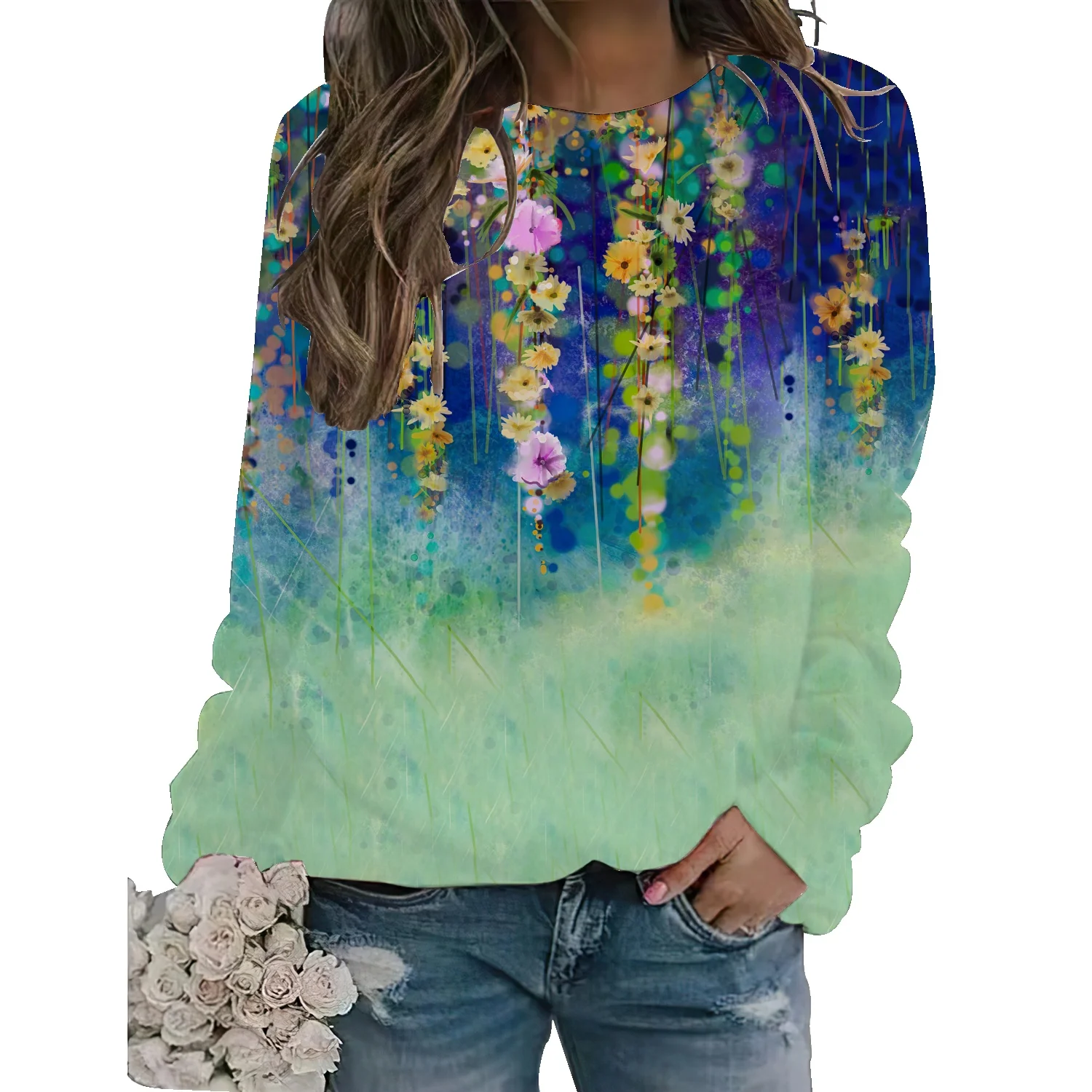 Ins super hot sweater women's spring and autumn oversize round neck student thin coat butterfly print trendy loose and lazy top
Ins super hot sweater women's spring and autumn oversize round neck student thin coat butterfly print trendy loose and lazy top