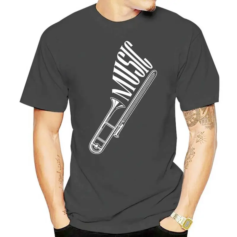 100% Cotton O-neck printed T-shirt Trombone Music Player Jazz Marching Band Musician Tee
100% Cotton O-neck printed T-shirt Trombone Music Player Jazz Marching Band Musician Tee