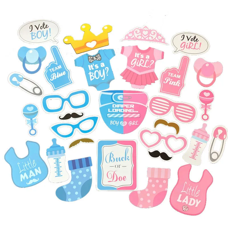 Baby Shower Girl Boy Decorations Handheld Photobooth Prop Gender Reveal Kids Birthday Party 1st Birthday Party Decor Supplies
Baby Shower Girl Boy Decorations Handheld Photobooth Prop Gender Reveal Kids Birthday Party 1st Birthday Party Decor Supplies