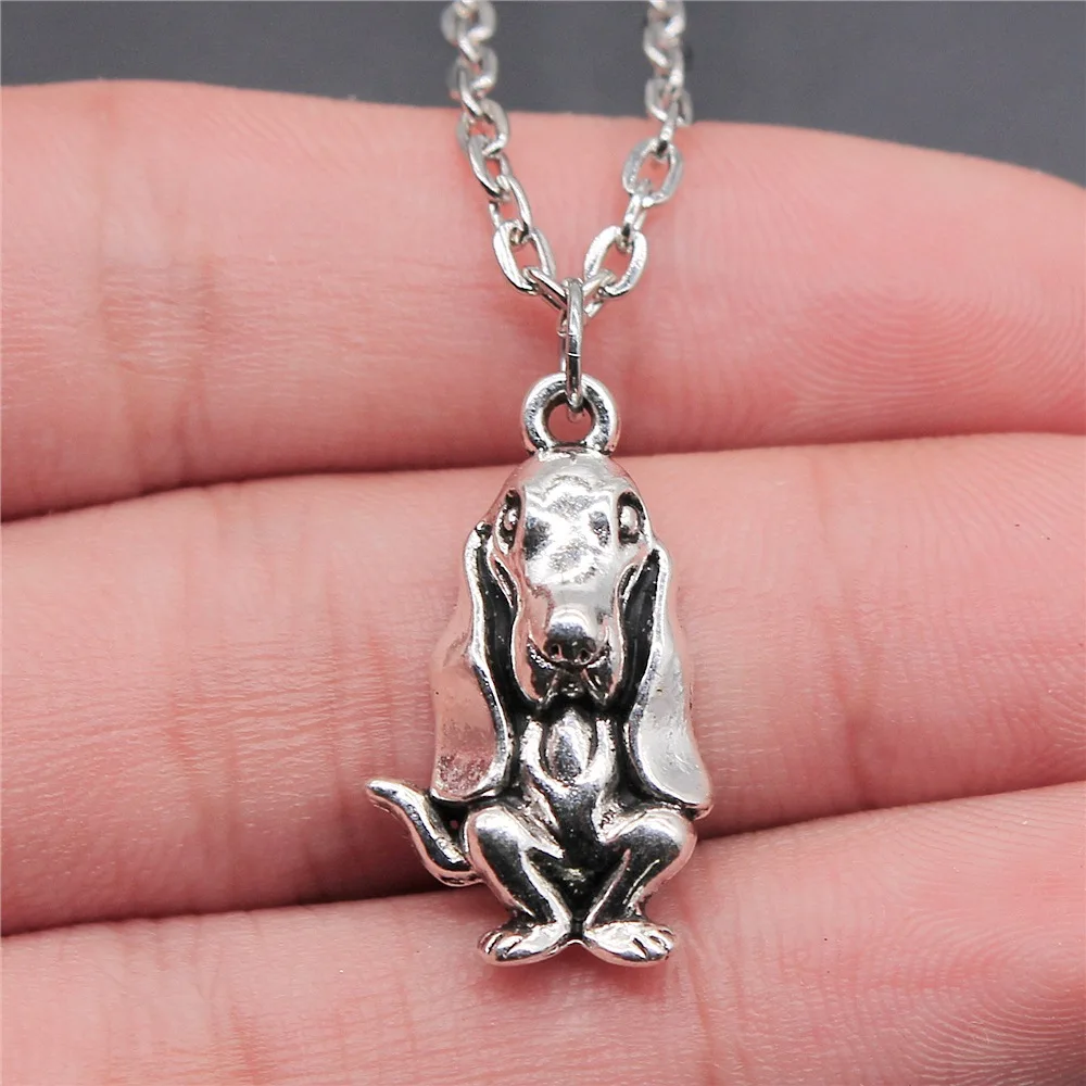 Dropshipping Antique Silver Color 25x14mm Cute Dog Pendant Necklace For Women 
Dropshipping Antique Silver Color 25x14mm Cute Dog Pendant Necklace For Women