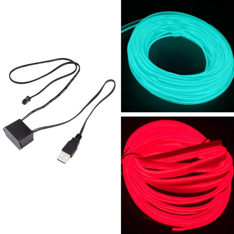 Car Light Strips,Cold Interior,Trim Bright Car Decorative,Wire Tube Circle Up To 360 Degrees,16FT
Car Light Strips,Cold Interior,Trim Bright Car Decorative,Wire Tube Circle Up To 360 Degrees,16FT