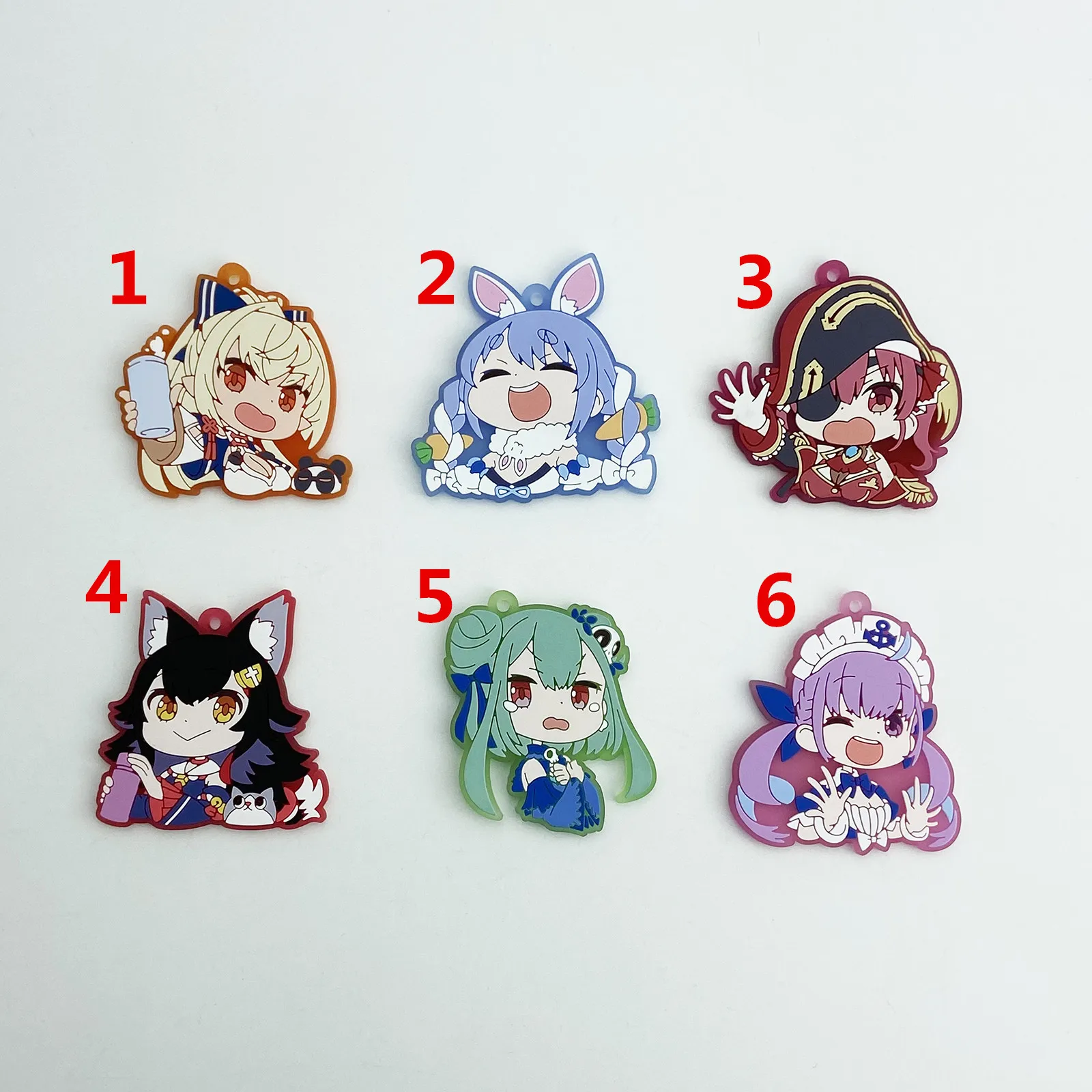 Hololive Youtuber аниме резиновый брелок для ключей кольцо для гонок ремни для косплея 
Hololive Youtuber аниме резиновый брелок для ключей кольцо для гонок ремни для косплея