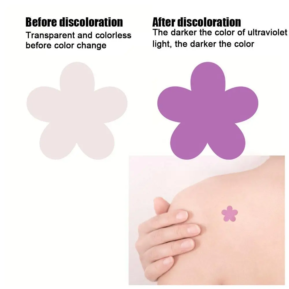 20pcs UV Detecting Patches UV Test Stickers For Sunscreen Sunny Detection Patch Sun Protection Reminder Safe Sunny Patch
20pcs UV Detecting Patches UV Test Stickers For Sunscreen Sunny Detection Patch Sun Protection Reminder Safe Sunny Patch