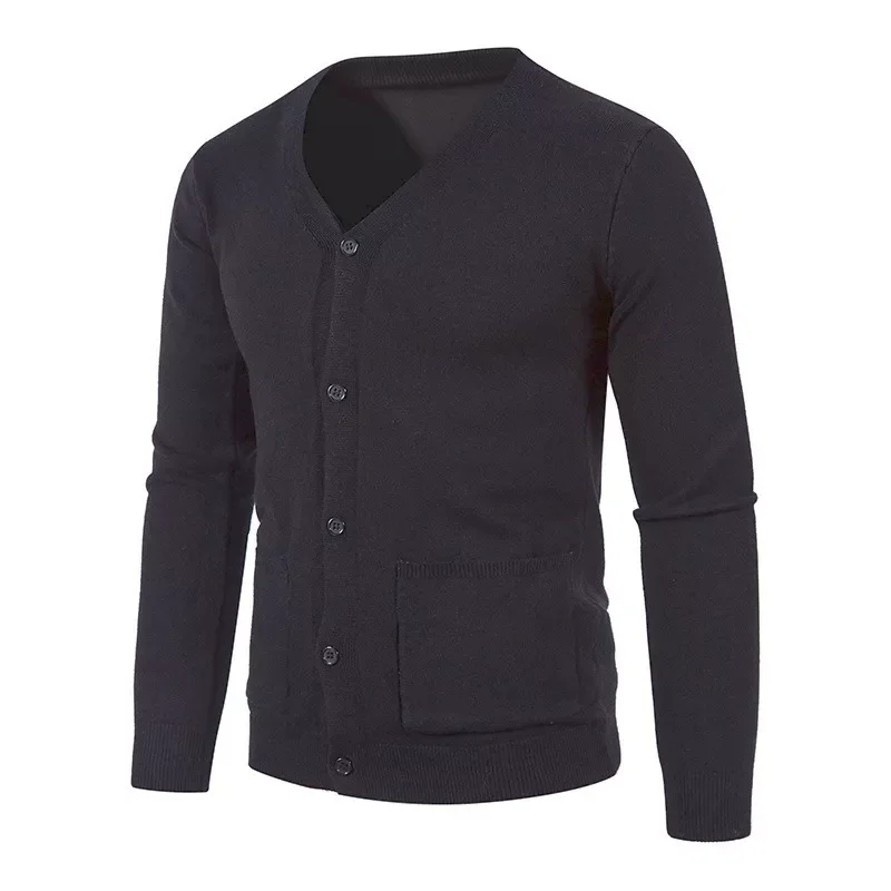 Slim Fit Knitted Sweater Solid Single Breasted Sweaters Coats Top Spring Autumn New Men's Cardigan Coat Men Fashion
Slim Fit Knitted Sweater Solid Single Breasted Sweaters Coats Top Spring Autumn New Men's Cardigan Coat Men Fashion